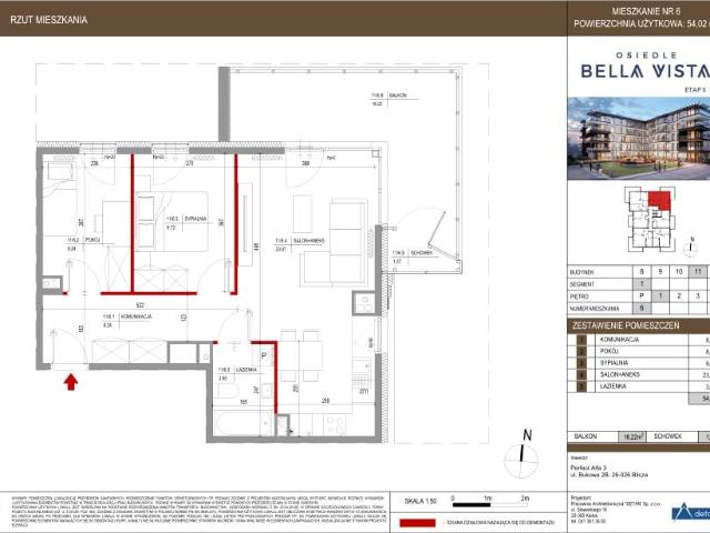 Mieszkanie 54m²