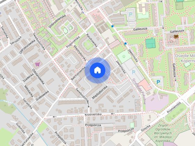 Mieszkanie 54m² Osiedle Kopernika | 2 pokoje, osobna kuchnia, 1 piętro