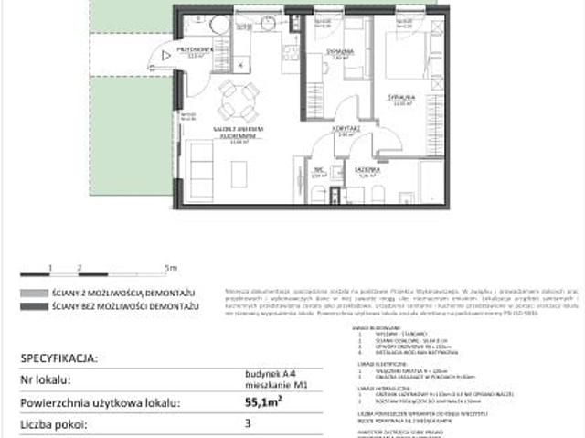 Mieszkanie 55,1m²