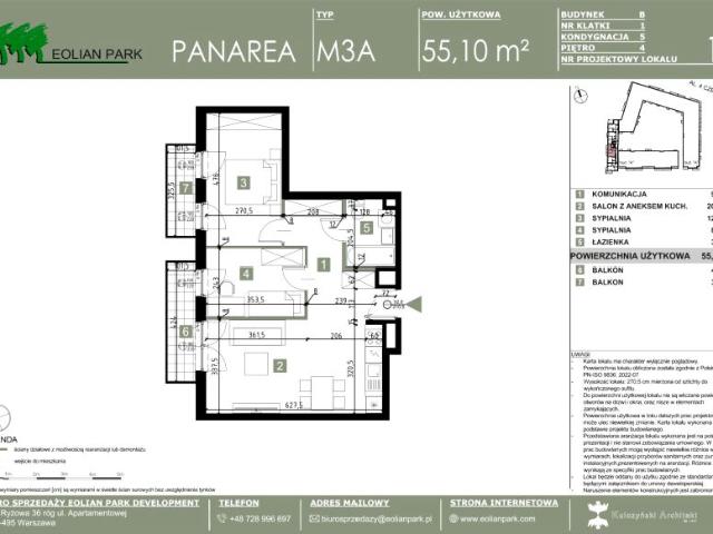 Mieszkanie 55,1m²