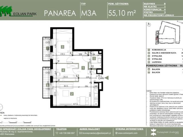 Mieszkanie 55,1m²