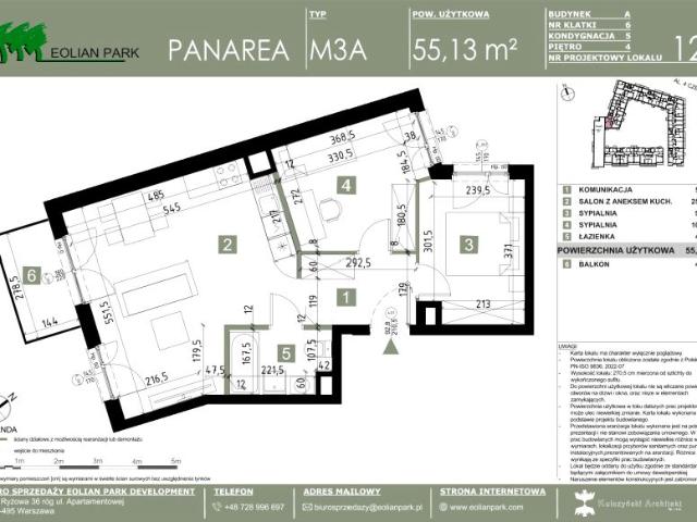 Mieszkanie 55,1m²