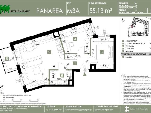 Mieszkanie 55,1m²