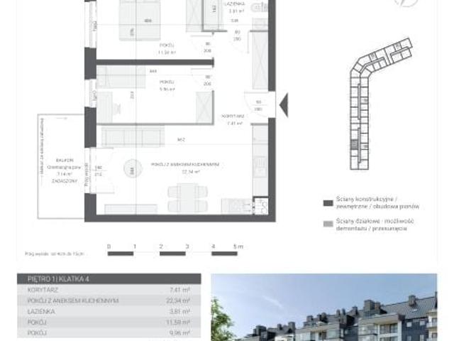 Mieszkanie 55,1m²