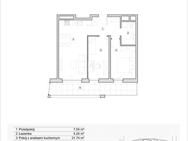 Mieszkanie 56,3m²