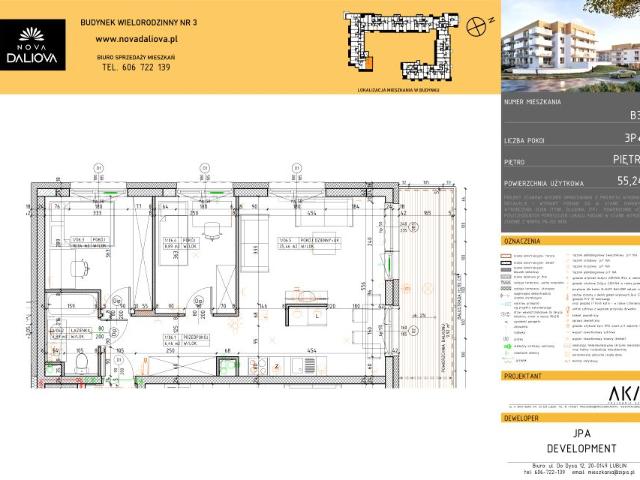 Mieszkanie 55,2m²