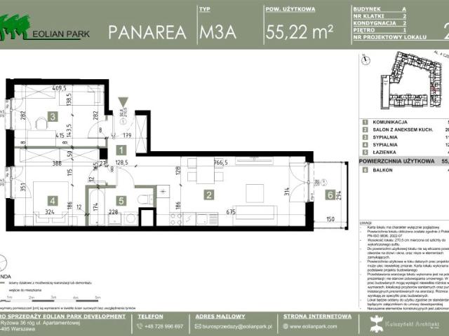 Mieszkanie 55,2m²