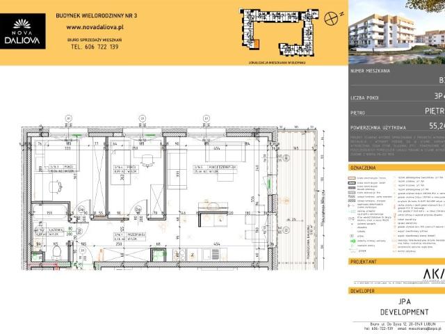 Mieszkanie 55,2m²