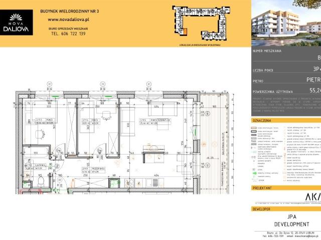 Mieszkanie 55,2m²