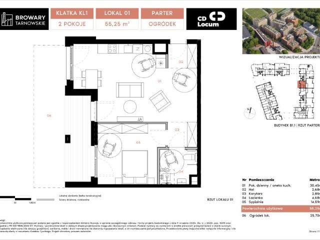 Mieszkanie 55,3m²
