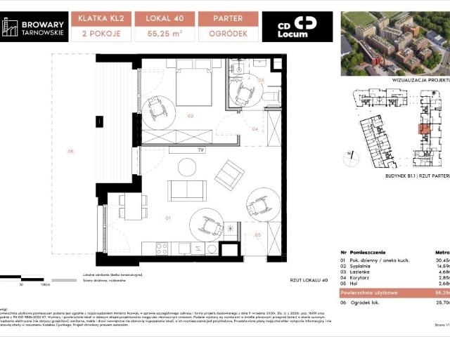 Mieszkanie 55,3m²