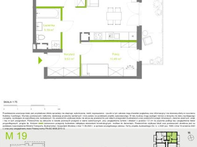 Mieszkanie 55,3m²