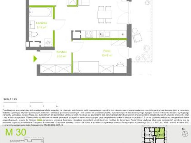 Mieszkanie 55,5m²