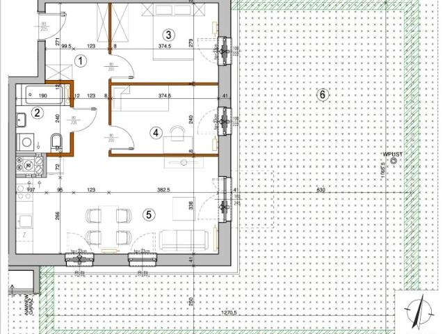 Mieszkanie 55,40 m², Ząbki