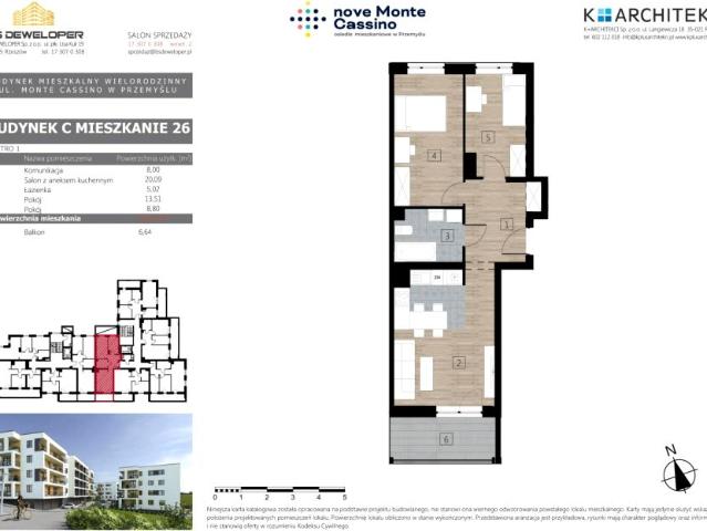 Mieszkanie 55,4m²