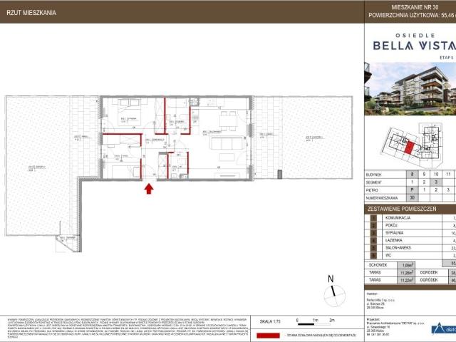 Mieszkanie 55,5m²