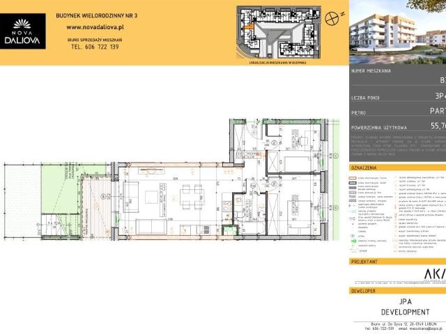 Mieszkanie 55,8m²