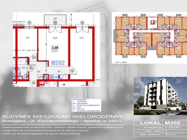 Mieszkanie 56m²