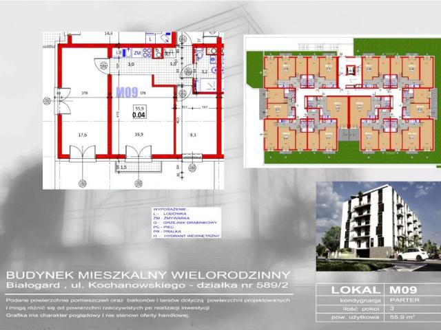 Mieszkanie 55,9m²