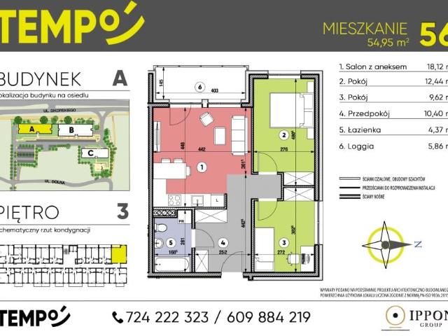 Mieszkanie 55m²