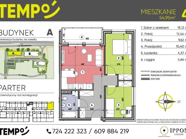 Mieszkanie 55m²