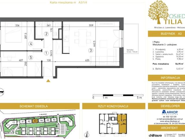 Mieszkanie 55,3m²