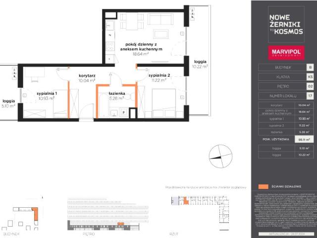 Mieszkanie 56,1m²
