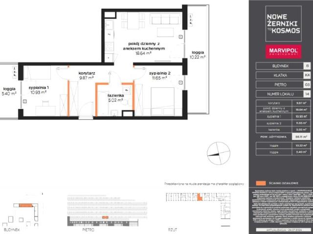 Mieszkanie 56,1m²