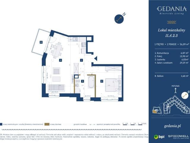 Mieszkanie 56,1m²
