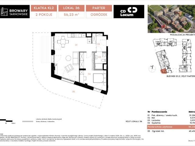 Mieszkanie 56,2m²