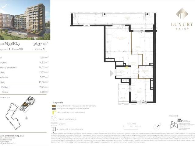 Mieszkanie 56,4m²