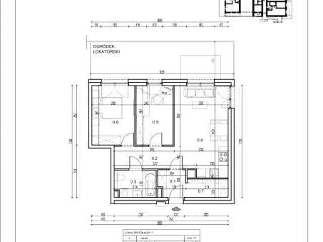 Mieszkanie 56,5m²