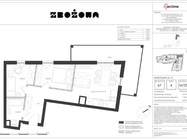 Mieszkanie 56,6m²