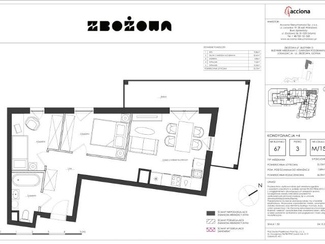 Mieszkanie 56,6m²