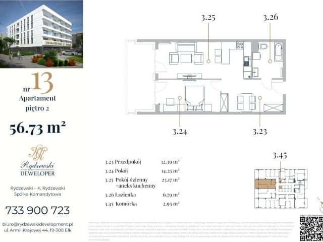 Mieszkanie 56,7m²