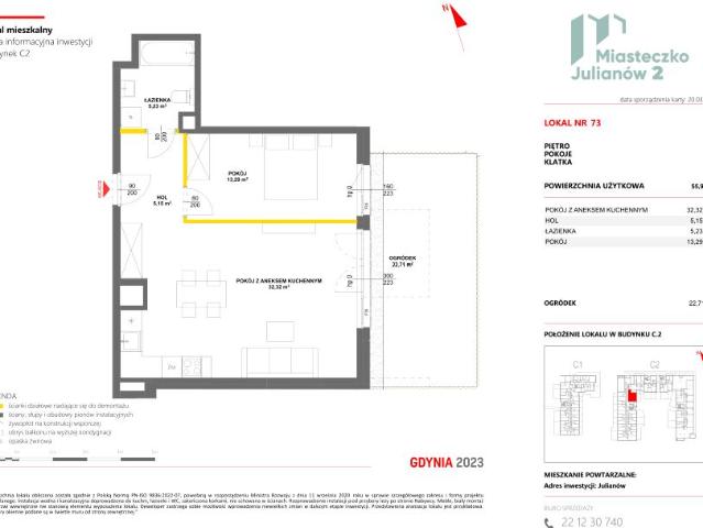 Mieszkanie 56m²