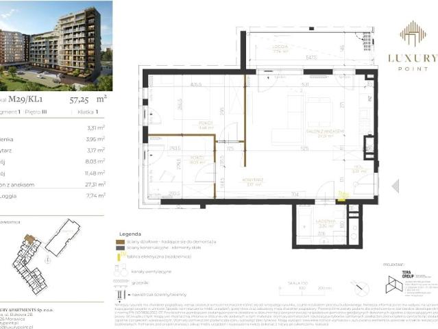 Mieszkanie 57,3m²