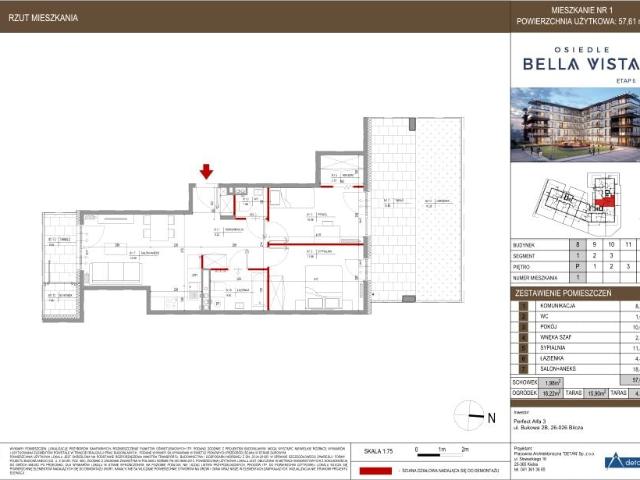 Mieszkanie 57,6m²