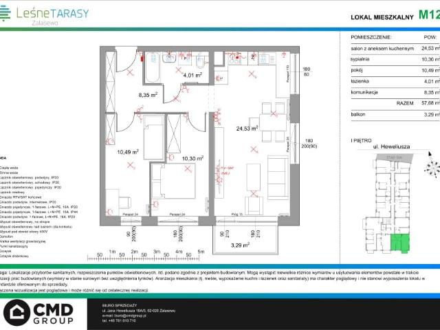Mieszkanie 57,7m²
