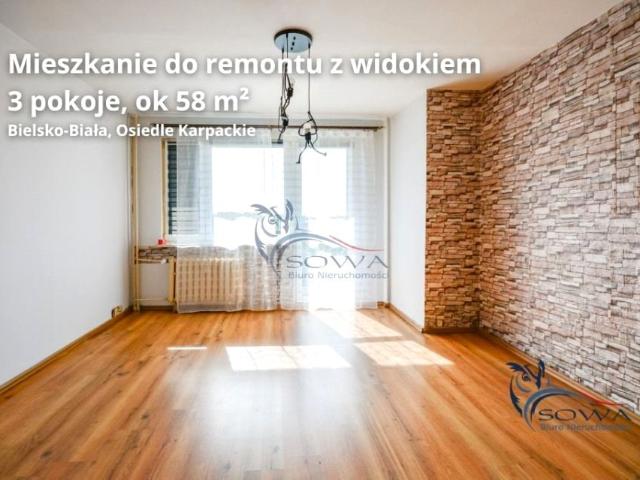 Mieszkanie 57,94 m², Bielsko Biała