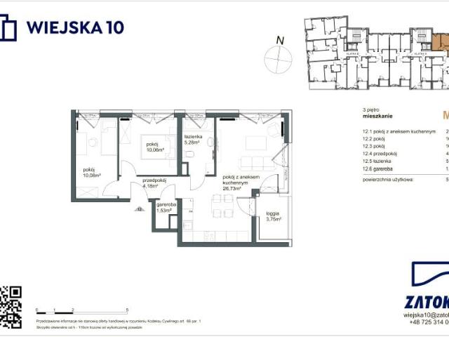 Mieszkanie 57,9m²