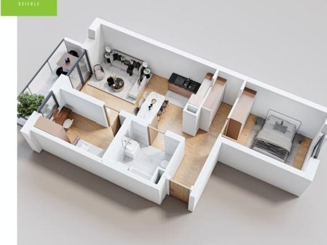 Mieszkanie 57m²