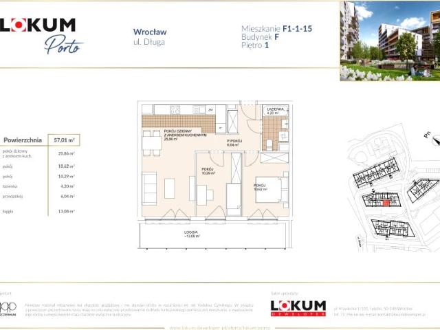 Mieszkanie 57m²