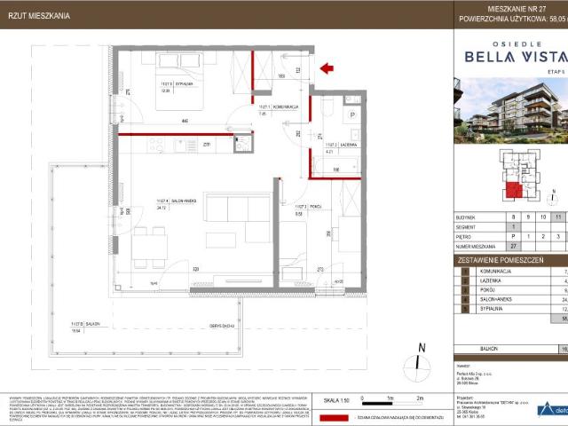 Mieszkanie 58,1m²