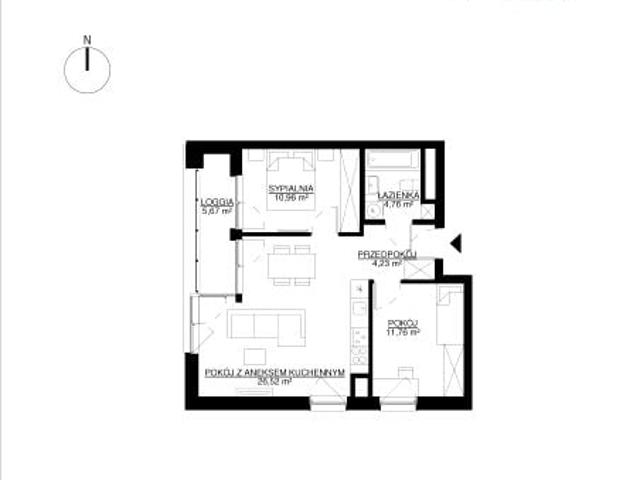 Mieszkanie 58,2m²