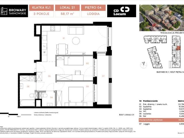 Mieszkanie 58,2m²