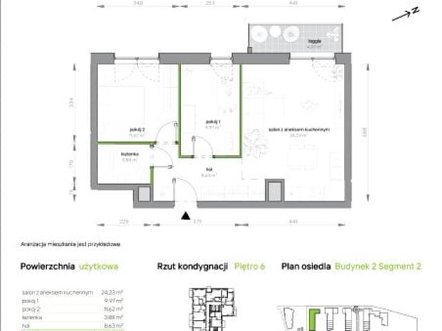 Mieszkanie 58,3m²
