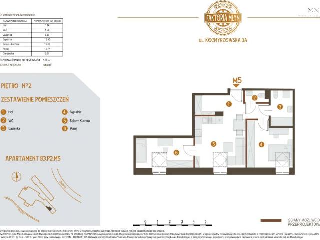 Mieszkanie 58,5m²
