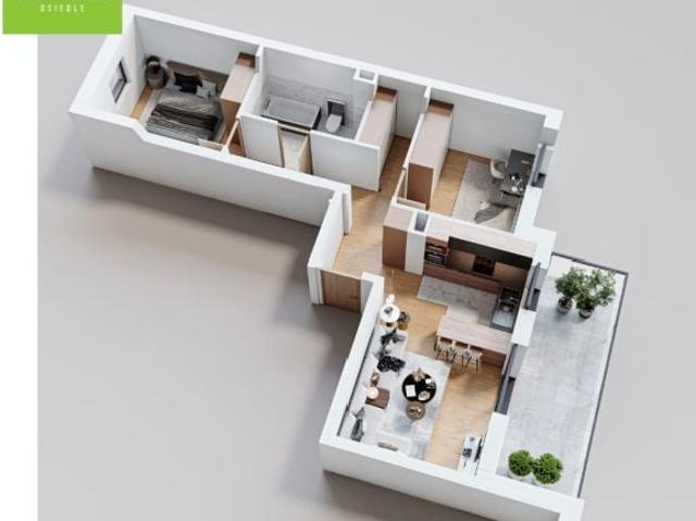 Mieszkanie 58,2m²