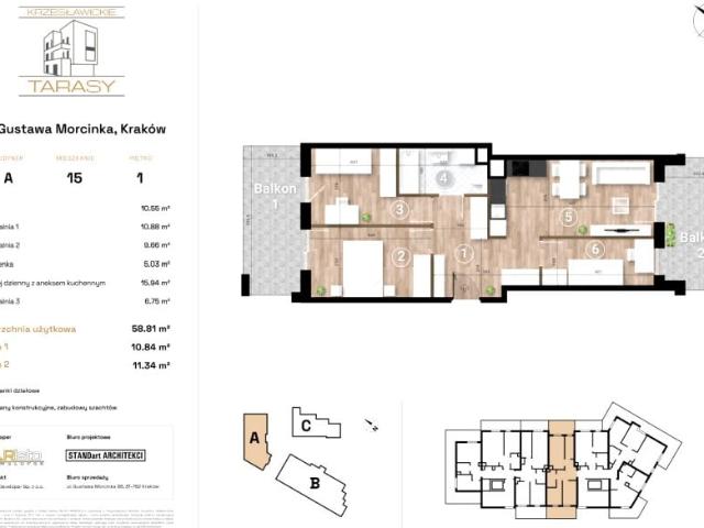 Mieszkanie 58,8m²